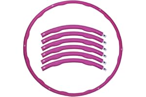 HULLA - MILLA HOOP UP YOUR LIFE Hula Hoop - Hula Hoop per adulti – Hula Hoop per perdita di peso – 1,5 kg Hulahoop pneumatici da 100 cm di diametro – Hula Hoop per fitness