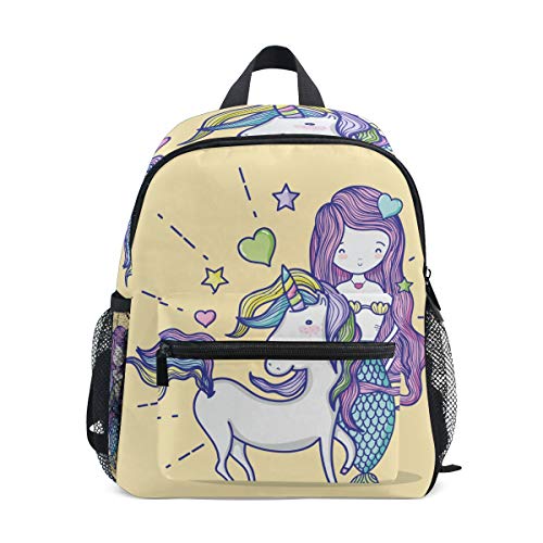 Preisvergleich Produktbild CPYang Kinder Rucksack niedliches Einhorn Meerjungfrau Schultasche Kindergarten Kleinkind Vorschulrucksack für Jungen Mädchen Kinder