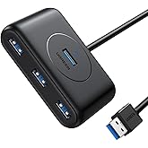 Ugreen USB 3.0 4 Portlu Hub &Ccedil;oklayıcı Siyah 50 CM