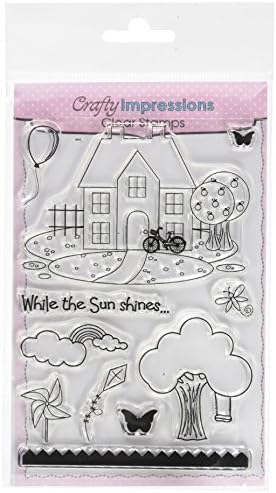 Crafty Impressions A6 Sarah Hurley Happy Village Stamp