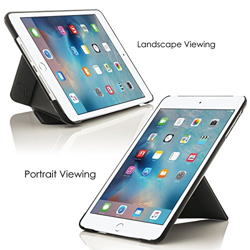 Forefront Cases® Neue Origami Hülle Tasche Case Cover für Apple iPad Mini 4 4th Gen September 2015 – Rundum-Geräteschutz und intelligente Auto-Sleep-Wake-Funktion inkl. Eingabestift und Displayschutz - 2