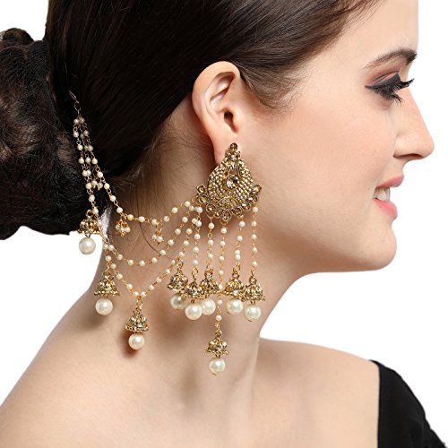 Buy The Luxor Gold Plated White Pearls 