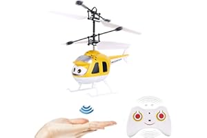 GUANAN RC Helicopter With Gyro and LED Light - Remote Controlled Mini Helicopter for Kids, Indoor Flight Toy for Children 6 Years and Up