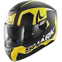 Shark casco Moto Skwal Trion mate kyy, Negro/Amarillo, talla M