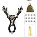 Produktbild Edelstahl Profi Steinschleuder Hunting Slingshot Schleuder Zwille mit Gummiband