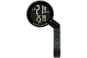 Cateye - Ciclocomputador inalámbrico rápido, Color Negro