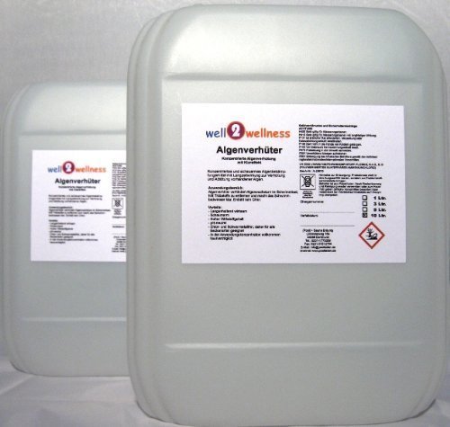 Pool Algenverhüter / Algenvernichter 20 l (2 x 10 l) - konzentriert + schaumfrei