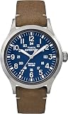 Timex Herren-Armbanduhr Analog Quarz Leder TW4B01800
