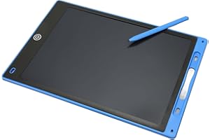 YCTZE 10-I LCD Writing Tablet – Erasable, Reusable Drawing Pad for Kids with Pressure Sensitivity & One-Button Erase F in (Black) (White) (Pinkish) (Dark Blue)