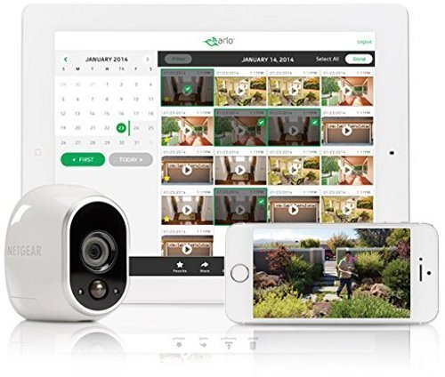 Arlo Smart Home Add-on HD Security Camera, 100% Wire-Free, Indoor/Outdoor with Night Vision by NETGEAR (VMC3030-100EUS) (Base Station Required)