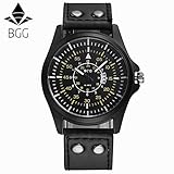 Armbanduhren männer Herrenuhr mit Datum Funktion armbanduhr herren Leder-Band-Uhren der Männer Geschäfts-Sport-Analoge Quarz-Datums-Armbanduhr Armbanduhr Uhren Herrenuhr Herrenarmbanduh Braun