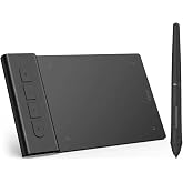 VEIKK OSU Tablet Graphics Tablet VK430 4x3 inch, Battery-Free Stylus 290RPS Reporting Speed, 8192 Print Accuracy and 4 Available