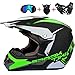 Produktbild Männer Stoßfest Vollgesichtsmotorradhelm Off Road Anti-Fall Motorradhelm Motocross Racing Moutain Fahrrad Sicherheitskappen 23 Farben Optional