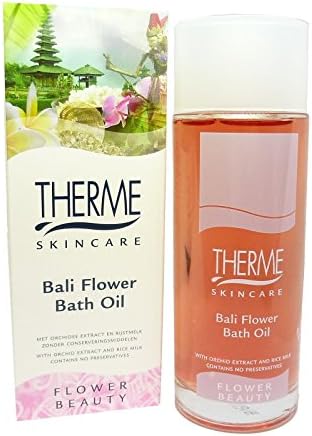 Therme Skincare Bali Flower Bath Oil - Moisture Body Skin Care - 100ml