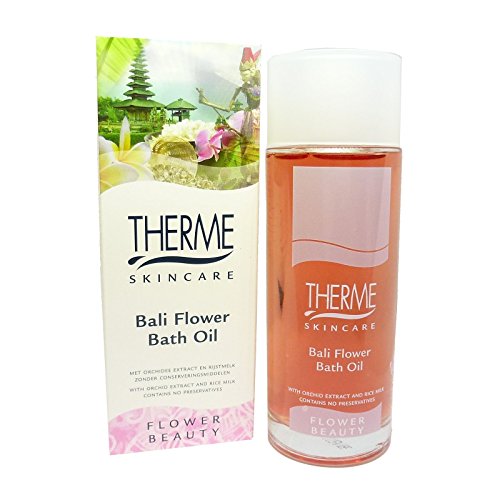 Therme Skincare Bali Flower Bath Oil - Moisture Body Skin Care - 100ml