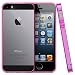 Produktbild iPhone 5 5S SE Hülle - iHarbort Weich Gelee Gel TPU Silikon Schutzhülle iPhone 5 5S SE Hülle Case Cover transparent mit Displayschutzfolie,Rosa transparent