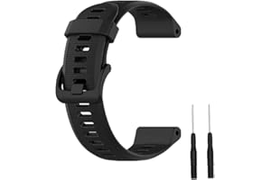 Muovrto Bracelet pour Garmin Forerunner 945/Forerunner 935, Bracelet Remplacement en Silicone pour Garmin Fenix 6/approach S60
