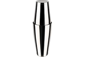 APS 93203 Tin in tin Shaker, Boston Shaker, 2-tlg. Set, Edelstahlbecher mattiert, 0,5 + 0,7 l