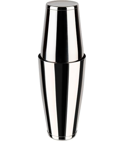 Buddy´s Bar - Rühr-Set, Rührglas 500 ml, schwere Qualität, 27 cm Barlöffel, Strainer/Barsieb, Edelstahl hochglanzpoliert, lebensmittelecht, spülmaschinenfest, Bar-Set inklusive Geschenkbox