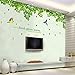Produktbild Grüne Baum Vogel Flugzeug Wand entfernbare Aufkleber PVC Material 60 * 90cm