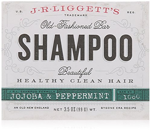 J.R. Liggett's, Old-Fashioned Bar Shampoo, Jojoba & Peppermint, 3.5 oz (99 g)