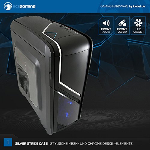 Kiebel [184724] Multimedia PC – AMD FX 4300 (4x 3.8 GHz) | 8GB DDR3 | 240GB + 1TB | AMD Radeon RX 460 4GB | DVD | Gigabyte | Sound | LAN | Win10 - 6