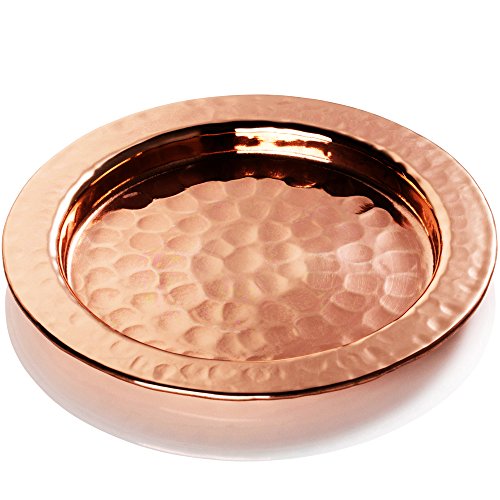 Moscow Mule Kupferbecher: 2er Set – Enthält 2 x 18oz Becher, 2 x Untersetzer, 2 x Strohhalme, 1 x Shotglas in Geschenkbox mit Bonus Cocktail-Rezepte-eBook – 100% Kupferzubehör – Handgemachter Trinkbecher in Roosevelt-Optik mit Hammerschlag-Effekt – Das Perfekte Geschenk für Hochzeiten, Jahrestag, Hochzeitstag, Geburtstag oder Weihnachten für Sie oder Ihn - 5