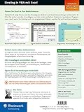 Image de Einstieg in VBA mit Excel: Für Microsoft Excel 2007 bis 2016