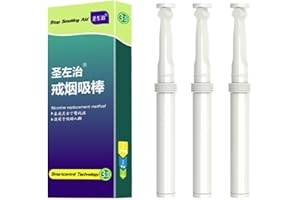 GNHG Inhalador 3 piezas para dejar de fumar, sabor a menta