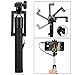 Selfie Stick, Sumaclife Aux Selfie Stick Wired Foldable Mini Monopod with Rubber grip for Android Smartphones and iPhones (Multi-colour) RS.260.00