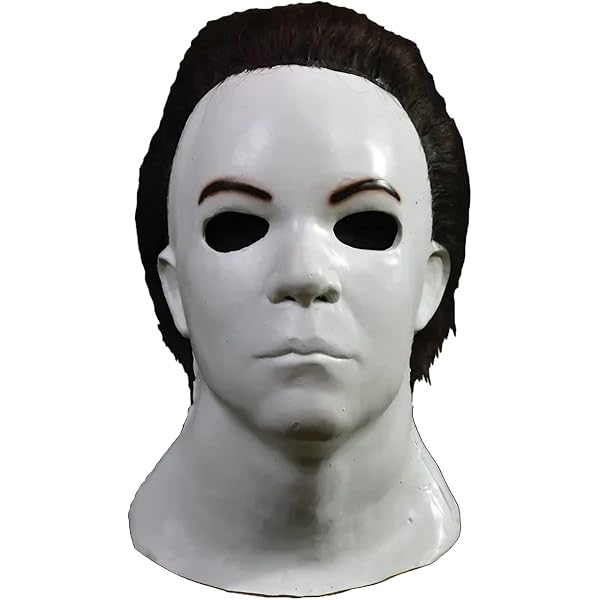 Máscara De Michael Myers Halloween 2018 – Réplica Oficial De Trick Or Treat Studios, Color Blanco, Talla Única Para Adultos