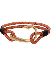Pulsera mixta Andreas Osten piel naranja 20 cm ao-b006