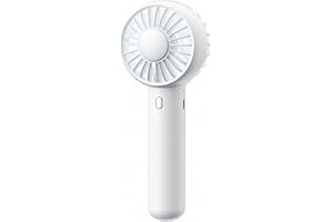 Gaiatop Tragbarer Mini-Ventilator, Dual-Motoren, leistungsstarker Handventilator, niedliches Design, 3 Geschwindigkeiten, Männer, drinnen und draußen