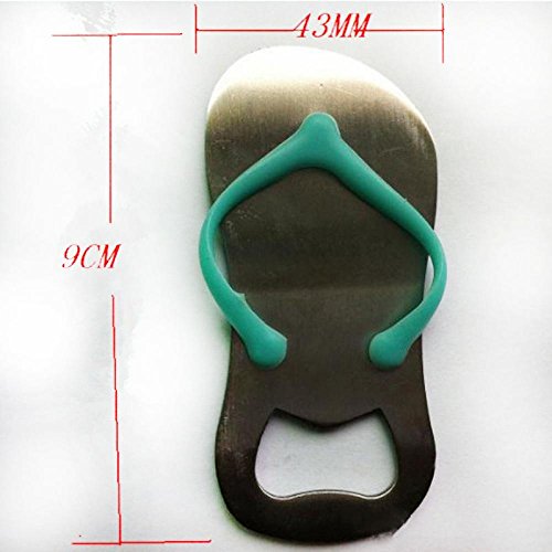 GOOTRADES 2 Stk. Wand Flaschenöffner aus Edelstahl, mit 1 Stk Kostenlosen Pantoffel Form Öffner - 9