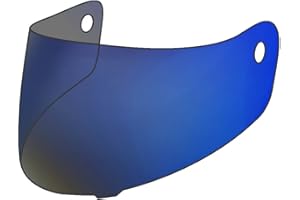 HJC HELMETS HJC HJ-32 Visier (Iridium Blue,One Size)