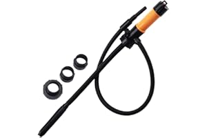 AFNCX Pompa di Estrazione per Olio e Liquidi a Batteria,2.2 Galloni al Minuto, Pompa a Sifone per Liquidi Elettrica Portatile