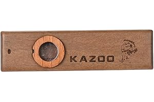 Btuty Kazoo, harmonijka drewniana, z metalowym pudełkiem dla miłośników muzyki