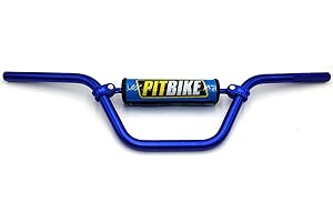 PPR PIT PRO RACING Motorcycle Handlebar 7/8" 22mm Motocross Moto Bar with Foam Pad For CRF YZF KXF KLX RMZ DRZ Dirt Pit Bike Use T6-6061 Aluminum (Blue)