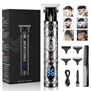 Hair Clippers/Trimmers for Men | Barber Clippers | T Liners Clippers | Liners for Men Clippers | Zero Gapped Trimmers | Electric T Liners Beard Trimmer with LED Display