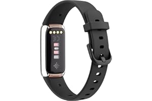 WOOZ Strap compatible with Fitbit Luxe Straps, Classic Replacement Soft Silicone Sport Bands Wristband Colorful Band