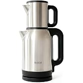 Evona &Ccedil;elik 2 In 1 &Ccedil;ay Makinesi Su Isıtıcısı & &Ccedil;aycı Steeltea