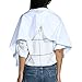 Anself Hairdressing Salon Apron Hair Cloth for Barbershop Water Resistant Hair Cutting Cape White Shampoo Cloth