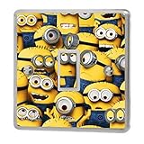 Despicable Me Minions Light Switch Sticker Vinyl / Skin cover sw1
