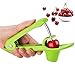 Produktbild Miaogou Kirschentkerner Kirschentkerner oder Stoner, Kirschkern oder Oliven Trauben und Preiselbeeren Entkerner Samenentferner, Küchen Küche Remover Tool für die Einhandbedienung (Grün)