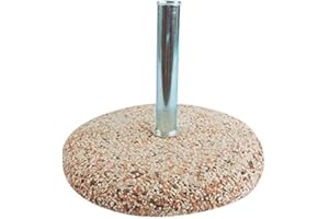 HOMEGARDEN Base per ombrellone in Cemento Foro da 50mm 35kg