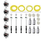 destornillador para regular carburadores de moto 2.4 diferentes tamaños 4 pies Manguera de la línea de combustible: I.D x O.D: 0.080 "x 0.140" (2mmx3.5mm); I.D x O.D: 3/32 "x 3/16" (2.5mmx5mm); I.D x O.D: 1/8 "x 3/16" (3 mmx5 mm); I.D x O.D: 1/8 "x 1/4" (3 mm x6 mm)