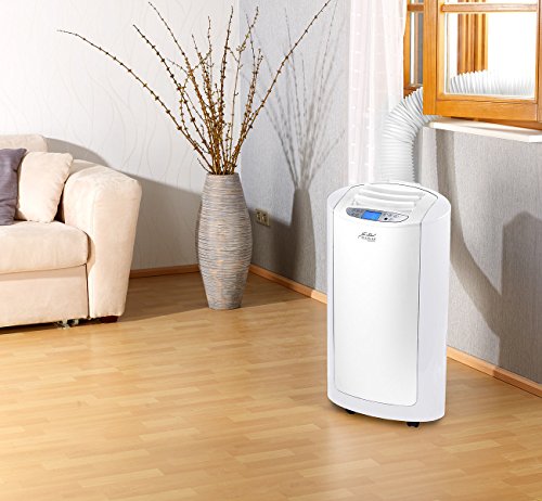 Sichler Haushaltsgeräte Mobile Monoblock-Klimaanlage mit Heizelement, 12.000 BTU/h, 3.520 Watt - 2