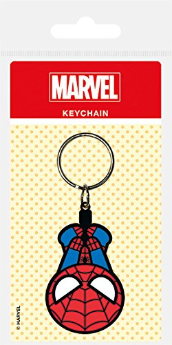 Marvel - Comics goma llavero de Kawaii hombre araña 6 cm Pirámide Internacional