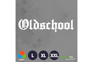 Decus Shop Oldschool L 0363 (Blanco) // Pegatina OEM JDM Style Vinyl Transfer