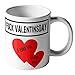 Produktbild Kaffeetasse "Fuck Valentinsday - I love you every day" + Beidseitiger hochwertiger Druck + Made in Germany